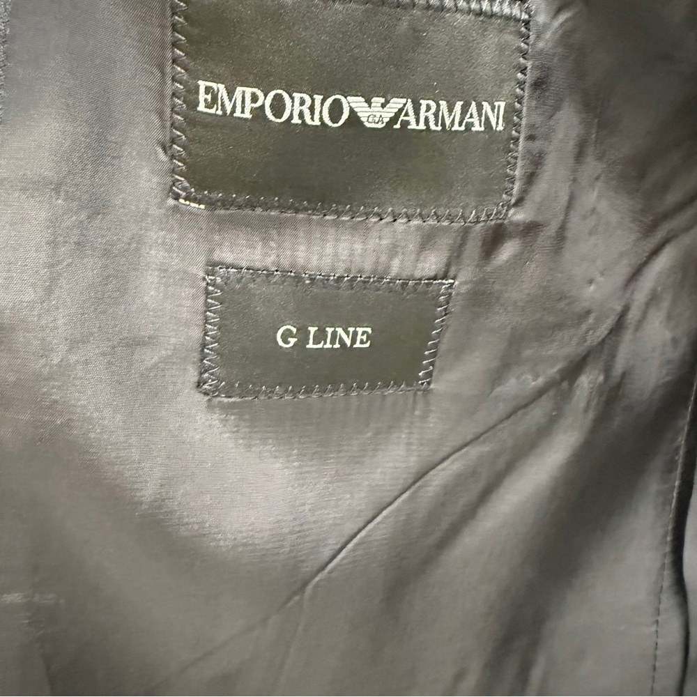 Emporio Armani G-Line Plaid  Super Sports Coat Sz 56 - Picture 4 of 6